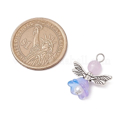 Pendentifs en perles de verre nacrées&nbsp;PALLOY-JF03205-01