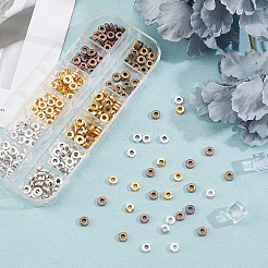 600шт 6 цвета бусины-распорки тибетского стиля FIND-AR0001-70