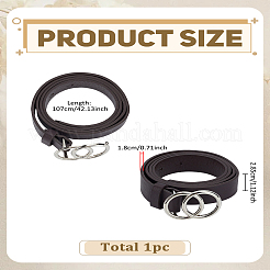 Cinturones de cadena de cuero de imitación pu&nbsp;AJEW-WH0270-673D