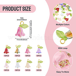 10 пакет стеклянные подвески&nbsp;FIND-TA0008-41