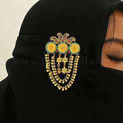 Роскошные элегантные броши из латуни в виде цветка GJ0513