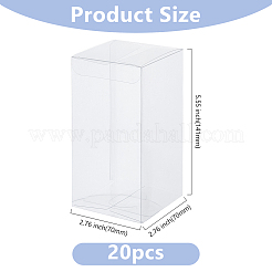 Прямоугольная прозрачная пластиковая коробка из пвх подарочная упаковка CON-DC0001-12A