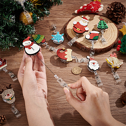 Bobines d'insigne de thème de noël&nbsp;AJEW-PH01542