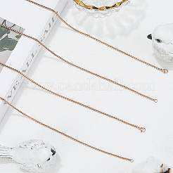 4 шт. цепочки-коробки из нержавеющей стали 304&nbsp;NJEW-SC0001-35RG