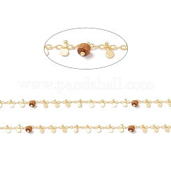 Натуральные цепочки из бисера 