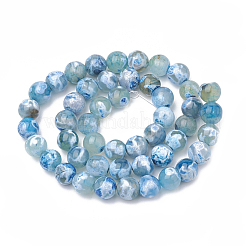 Природные пожары треск агат бисер нитей X-G-S295-16C-8mm