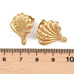 Ионное покрытие (ip) 304 нержавеющая сталь гвоздики фурнитура для сережек&nbsp;STAS-Z175-02G-01