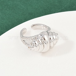 Латунные манжеты для женщин RJEW-H256-20-P