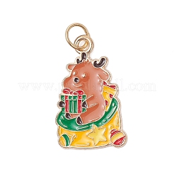 10шт рождественские подвески из сплава эмали PALLOY-JF04133