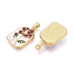 Подвески из нержавеющей стали 304 со стразами&nbsp;STAS-T072-86A-G