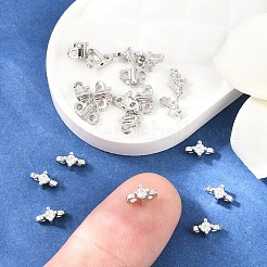 Verbindungsanhänger aus Messing mit Mikropavé-Zirkonia&nbsp;XGRQ5K497-833P-A