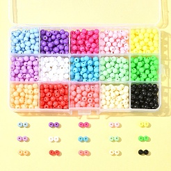 15 цвет пластиковых бусин MACR-FS0001-79