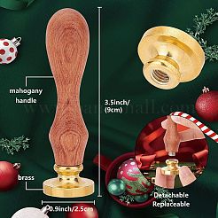 Ensemble de timbres de cire de noël&nbsp;AJEW-WH20040-002