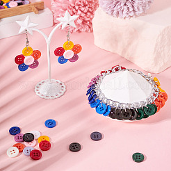 450 шт. 15 стиля пуговицы из смолы RESI-TA0004-13