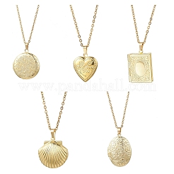 Ожерелья из медного медальона&nbsp;NJEW-JN05906