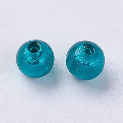 Бусины ручной работы бусины серебряной фольгой&nbsp;LAMP-J089-P11