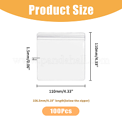 Прямоугольные лазерные сумки из ПВХ с застежкой-молнией ABAG-WH0052-02