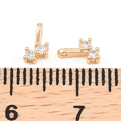 Латунные микро проложить кубического циркония подвески&nbsp;KK-H538-19B-G