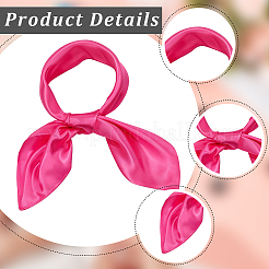 Съемный атласный женский шарф&nbsp;AJEW-WH20072-79I