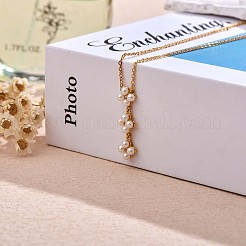 Collier pendentif fleur de perles de coquillages pour femmes&nbsp;JN1061A