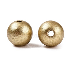 Матовый стиль спрей окрашены акриловые бусины&nbsp;X-ACRP-S669-8mm-02-1