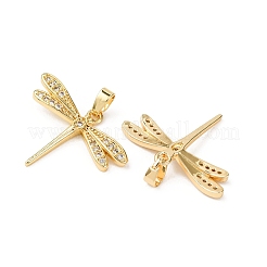 Ottone micro spianare pendenti zirconi&nbsp;KK-D357-07C-G