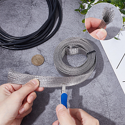 4 m di filo intrecciato stagnato piatto in acciaio inossidabile 304&nbsp;STAS-UN0064-26A-P