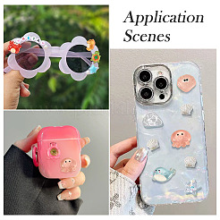 45 шт. 3 стиля светящихся прозрачных смоляных морских организмов украшения&nbsp;DJEW-TA0001-23