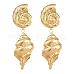 Boucles d'oreilles pendantes à clous en acier inoxydable 304 pour femmes&nbsp;SA-H001-09G
