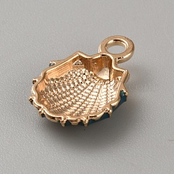 Pendenti placcati oro della lega dello smalto&nbsp;FIND-WH20005-03G-05