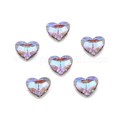 Гальванизировать граненых стеклянных подвесок EGLA-N006-049