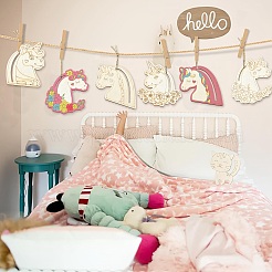 Деревянные подвесные украшения WOOD-CJC0006-020