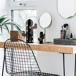 2 комплект из 2-х акриловых подставок для сережек в виде кактусов EDIS-PH0001-64B