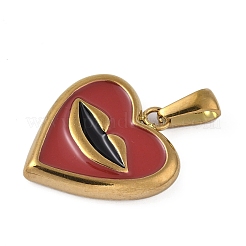 Подвески из нержавеющей стали 304 с эмалью&nbsp;LS-STAS-P408-17B-G