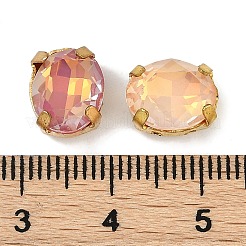 Латунные стеклянные стразы пришивные стразы&nbsp;RGLA-B004-13A-G