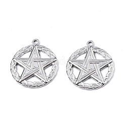 Pendentifs en acier inoxydable 201 anti-ternissement&nbsp;STAS-N098-076P