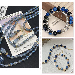 Стеклянные бусины с гальваническим покрытием &nbsp;EGLA-HY0001-08