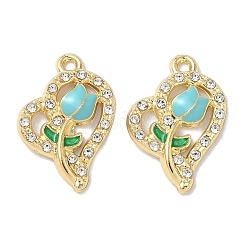 Подвески из сплава эмали и горного хрусталя&nbsp;FIND-C074-20KCG