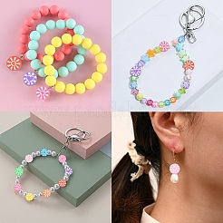 200шт бусины из полимерной глины ручной работы CLAY-CJ0001-62