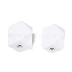 Perles européennes en bois peint&nbsp;WOOD-F017-07D