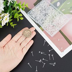 500 шт пластиковые серьги-гвоздики KY-SP0001-02