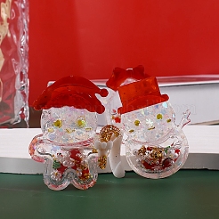 Weihnachtsthema Schneemann/Lebkuchenmann/Haus DIY Silikon-Treibsandformen&nbsp;SIMO-PW0017-12C