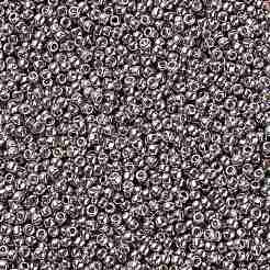 TOHOラウンドシードビーズ  日本製シードビーズ  （pf568)パーマフィニッシュライトアメジストメタリック  15/0  1.5mm  穴：0.7mm  約15000個/50g&nbsp;SEED-XTR15-PF0568