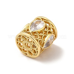 Стойки обшивки латунь кубического циркония бусы KK-G458-13G