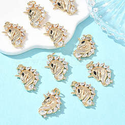 Pendentifs en laiton et zircon cubique Shegrace&nbsp;XGRQ3K329-567G
