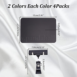 8 пакет 2 цвета ПВХ держатели для полок этикеток ODIS-PH0001-88