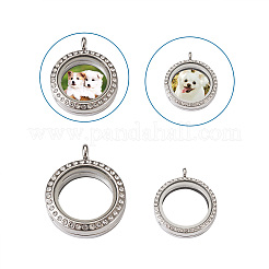 4шт 2 стиля сплава стекла хрустальные подвески со стразами&nbsp;PALLOY-TA0002-36B