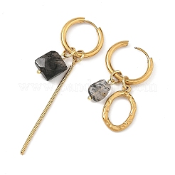 202 pendientes de aro de acero inoxidable&nbsp;EJEW-JE07392-01