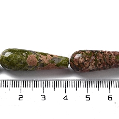 Природные Unakite бисер нитей G-P528-H12-01
