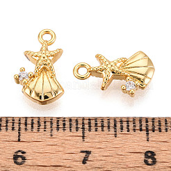 Латунные микро проложить кубического циркония подвески&nbsp;KK-N263-102G